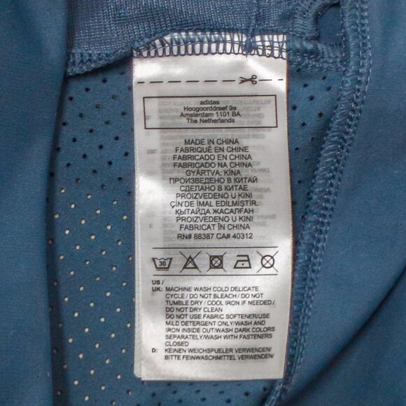 Adidas Crew-Navy Perforated Full-Zip Golf Jacket | NWT Women’s S - Picture 12 of 14